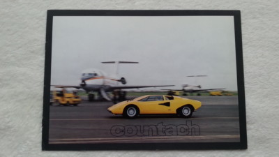 32B 206 Lamborghini countach lp400 12 cyl. Bertone coachwork Prospekt Brochure 