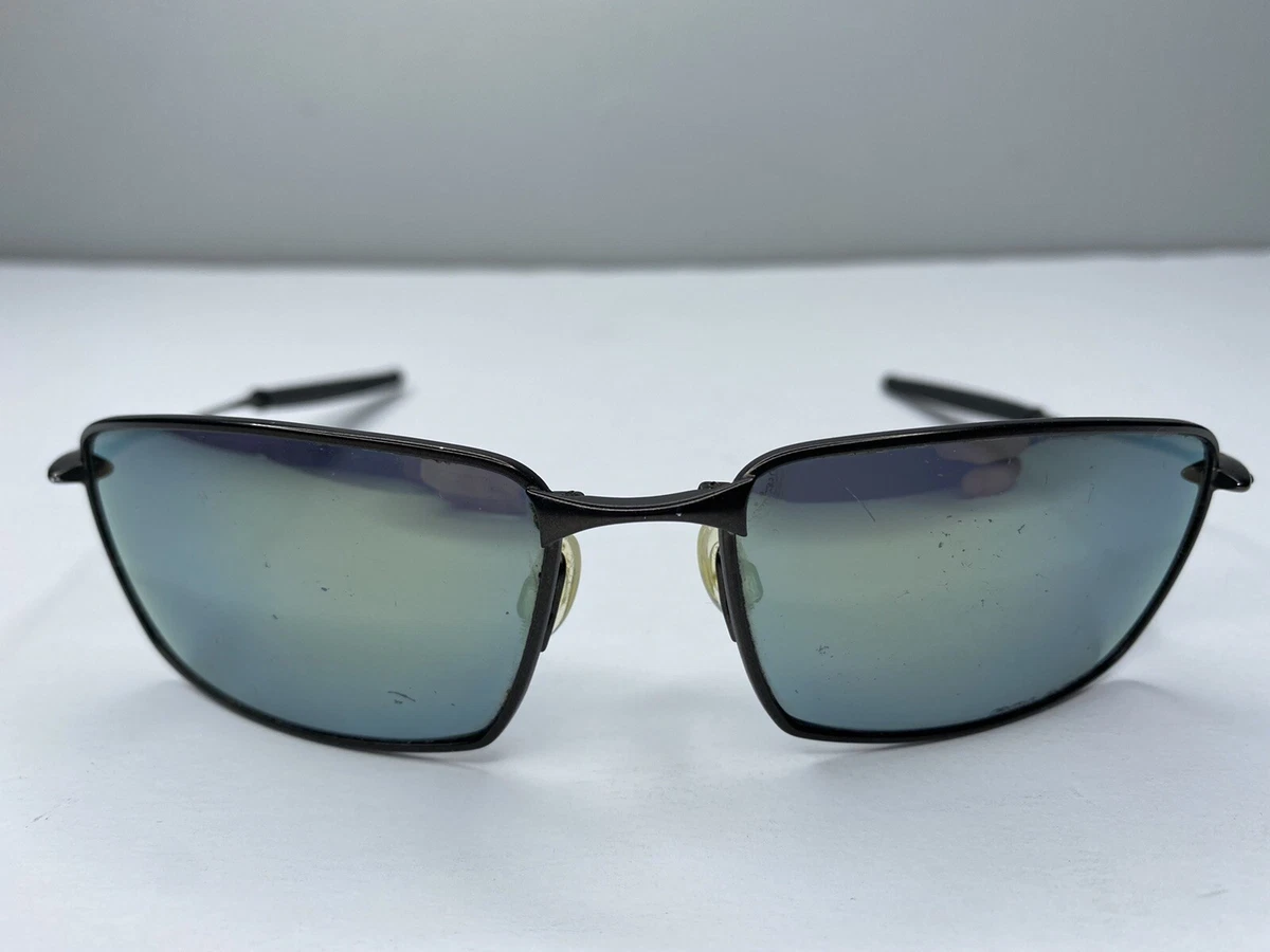 Oakley Square Whisker Polished Black 12-971 61 [] 18 - 131 Polarized With  Case