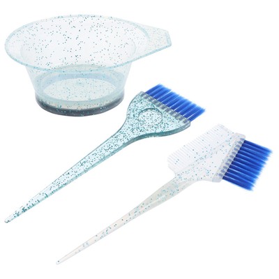  Haarfärbeschale Haarfärbebürste Runde Haarbürste Make-up Pinsel Bürstenset