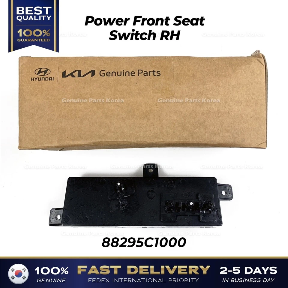 ⭐Genuino⭐ Interruptor de asiento delantero eléctrico derecho 88295C1000 para Hyundai Sonata Kia Sedona Foto 2 de 4