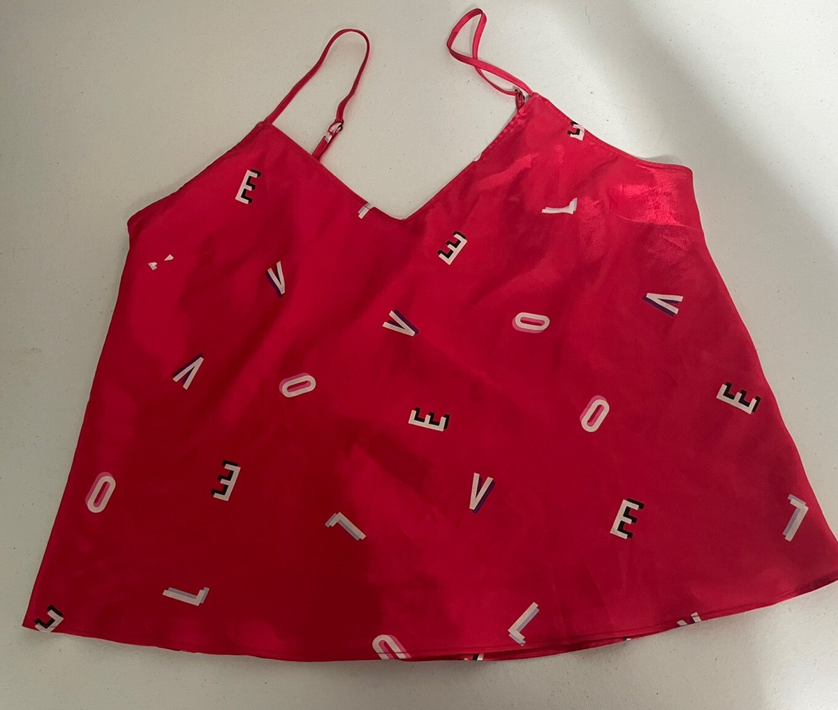 トップス theredthread V layered camisole dress THEREDTHREAD / ザレッドスレッド】V layered camisole dress