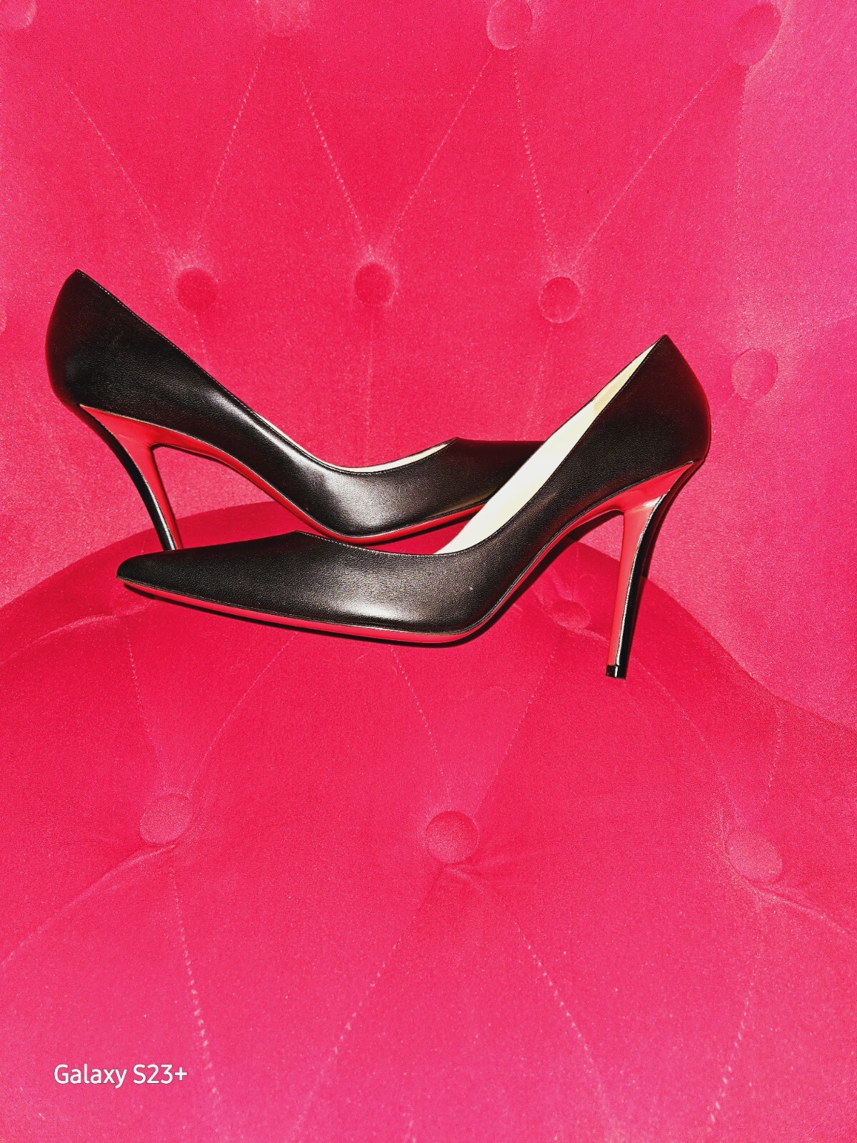 Christian Louboutin Apostrophy Pumps 100 Black Nappa Leather - Sz42 NWT image 7