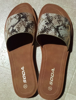 SODA SLIP-ON SHOES, PYTHON, SLIDES, WOMEN'S SIZE 10, NEW IN BOX. | eBay