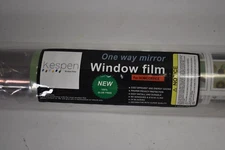 Kespen Window Film 1 Way Daytime Privacy Static Cling Brown/Tea Silver Tint