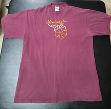 vintage 90s MINNESOTA GOLDEN GOPHERS T-Shirt XL basketball tee