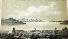 1852 WEST END OF FREMONT'S ISLAND AND PART OF ANTELOPE ISLAND FROM ALUM BAY