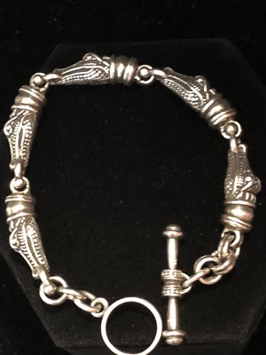 Barry Kieselstein Cord sterling silver signed and dated 1998 fixed crocodile Sterling Silver Alligator Pendant, Barry Kieselstein-Cord  main image 4
