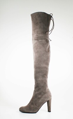 STUART WEITZMAN Medium Grey Over The Knee Highland Boots
