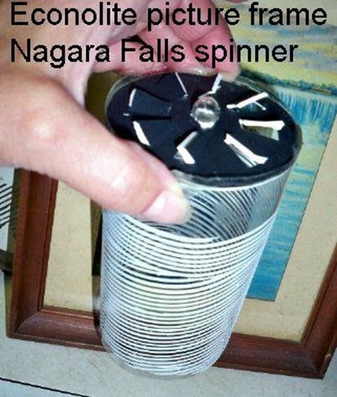 New Replacement Spinner Econolite Picture Frame Niagara Falls Motion Lamp