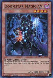 Doomstar Magician - MP15-EN120 - Ultra Rare - 1st Edition x3 - Near Mint