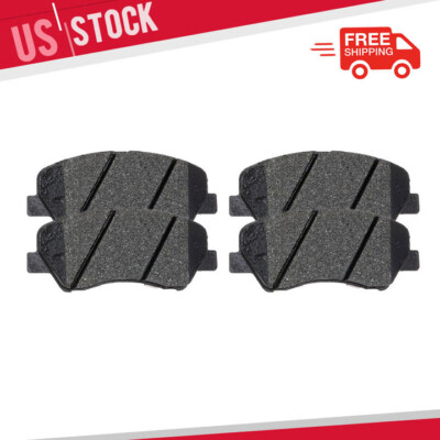 Front Ceramic Brake Pad Kit for 2012-2017 Hyundai Accent 2012-2017 Kia Rio 1.6L