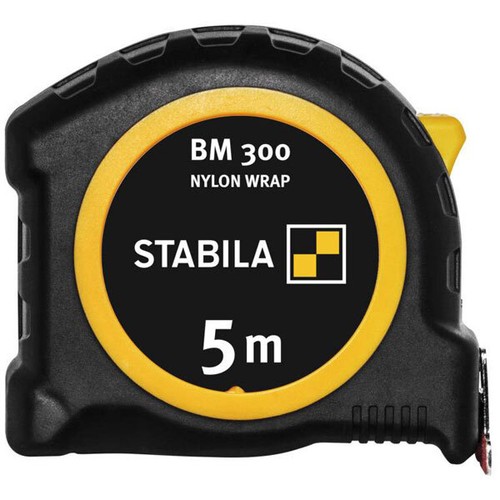 Stabila 19577 BM 300 Tape Measure 5m, Durable, Compact, Soft-Grip, Precise - Picture 2 of 6