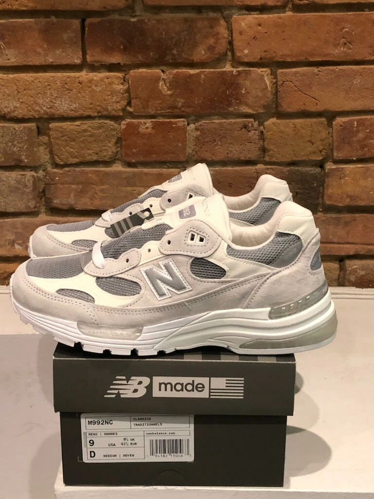 NEW BALANCE SHOES STYLE M992NC COLOR NIMBUS CLOUD MADE IN THE USA WIDTH D