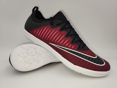 Nike Mens Rare MercurialX Finale II IC 831974 606 Burgundy Black Soccer  Shoes