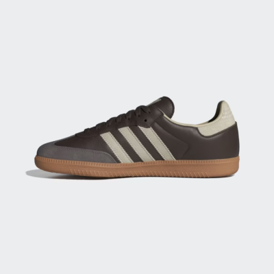 Adidas Originals SAMBA OG Brown / Putty Grey / Gold ID1481 Unisex