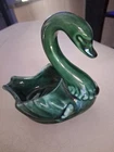 Vintage Hull  Pottery Swan Planter~ Green Glaze~ 815 USA