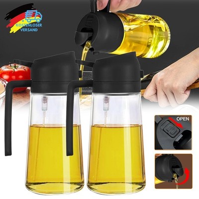 2x Ölsprüher für Speiseöl Öl Sprühflasche Ölzerstäuber, Oil Sprayer Ölspender