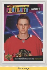 2020-21 Upper Deck UD Portraits Rookies MacKenzie Entwistle #P-63 READ 0s9c