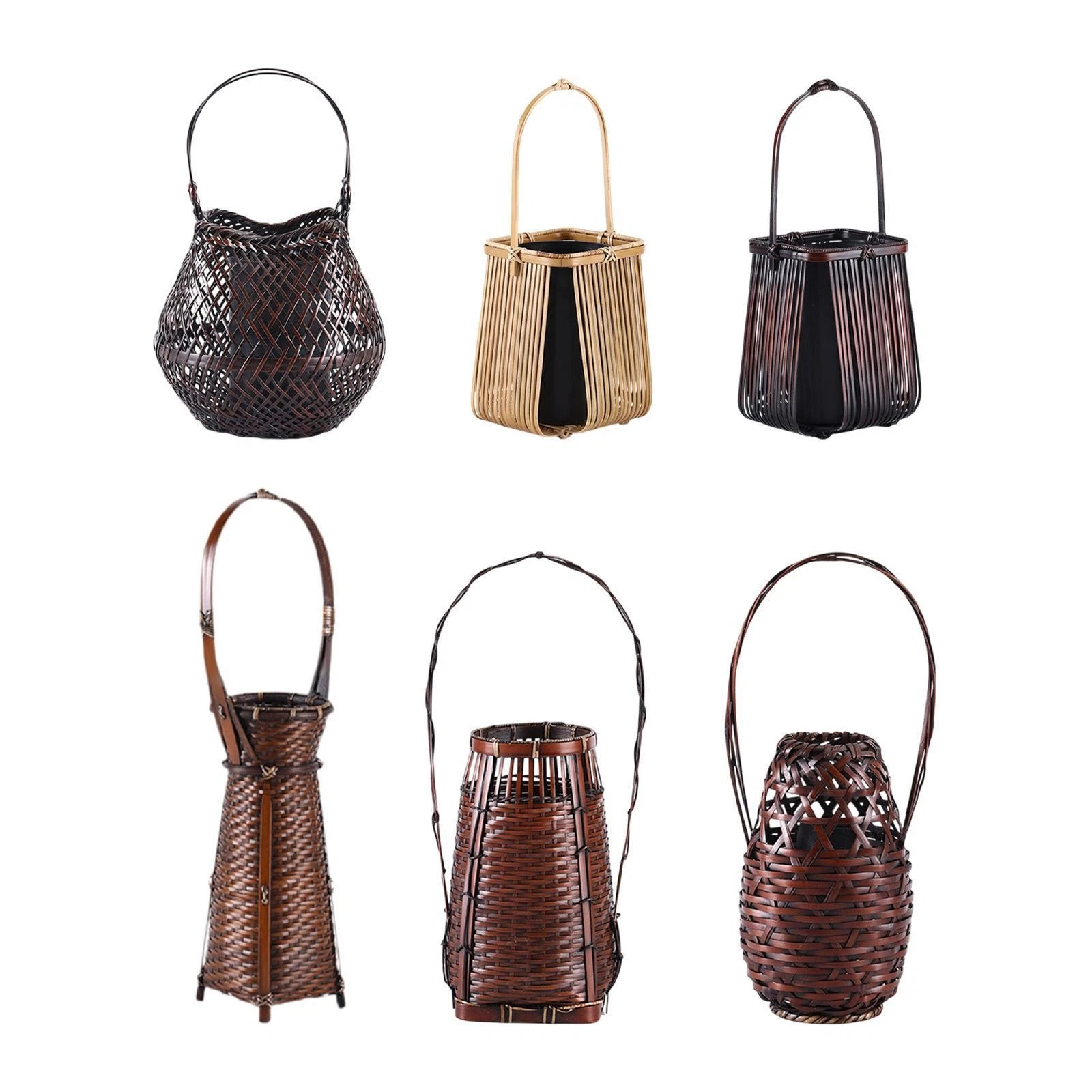 Bamboo Flower Vase Flowers Tub Housewarming Gift Decorative Home Decoration for