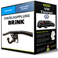 Abnehmbare AnhäNgerkupplung FüR VW Touran 05.2015-Jetzt Typ 5T1 Brink NEU