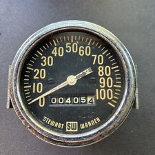 Stewart Warner Vintage Speedometer 100 Mph Free Shipping Stewart Warner Vintage Speedometer 100 Mph Free Shipping