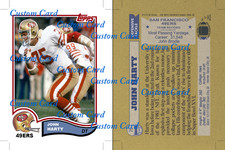 John Harty 1982 Custom Card San Francisco 49ers