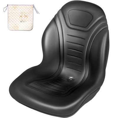Tractor Seat Vinyl Forklift Seat Waterproof Drain Hole Yamaha with Cushion