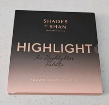 SHADES BY SHAN The Highlighter Palette 4 Pan Highlight Full Size 