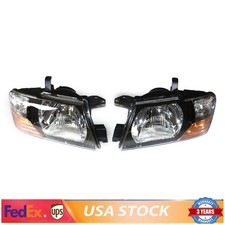 2pcs Headlights Headlamps Left Right For 2000-2006 Mitsubishi Pajero Montero