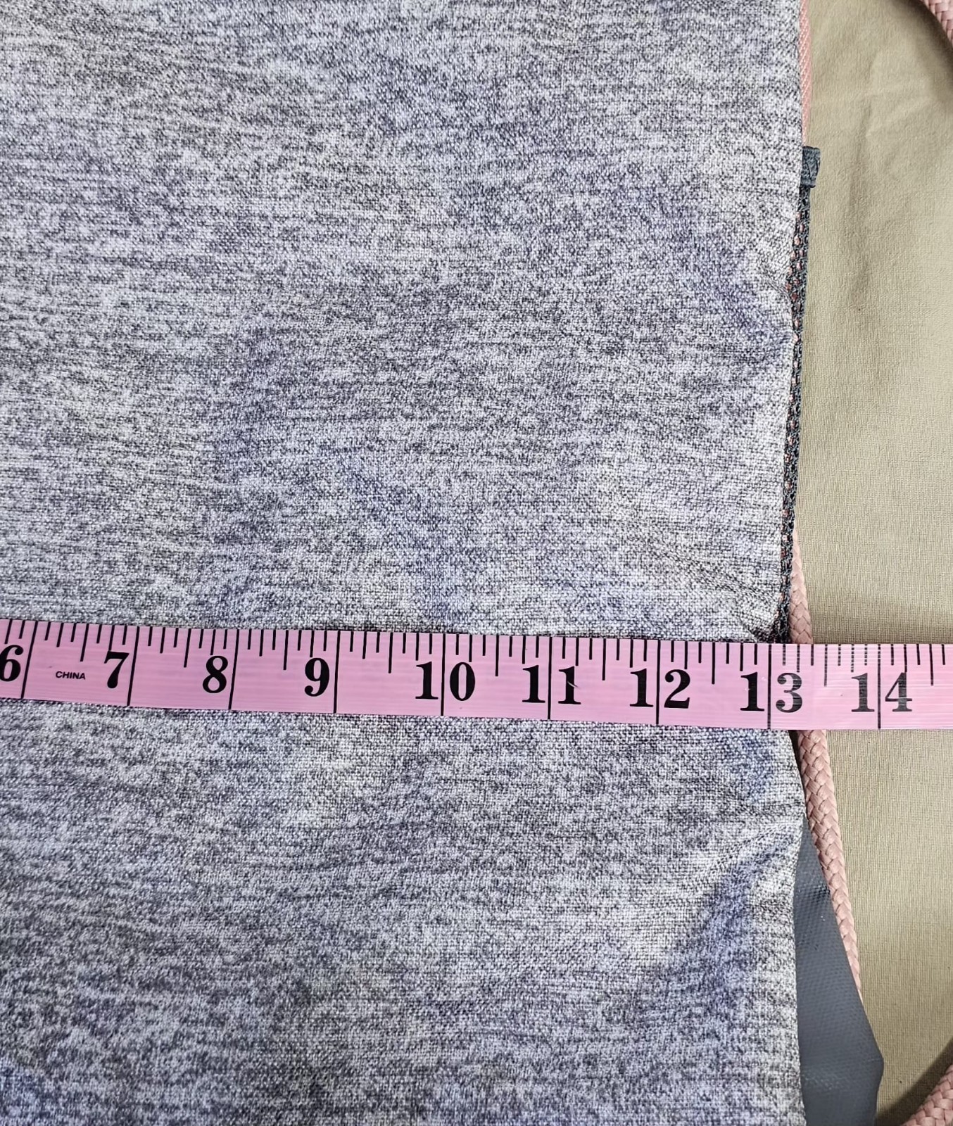 Adidas Drawstring Backpack Pink/Grey Heather - Sp… - image 7