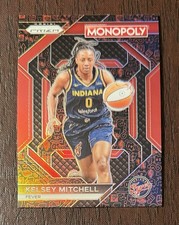 2024 Prizm Monopoly WNBA Kelsey Mitchell #WNBA 28 Red Icons Prizm SP