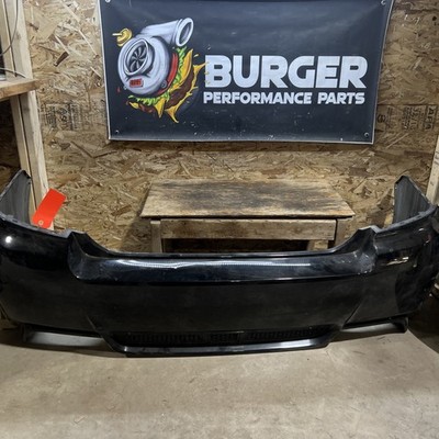 11-14 Subaru WRX STI Sedan OEM Rear Bumper Cover Assembly Obsidian Black Pearl