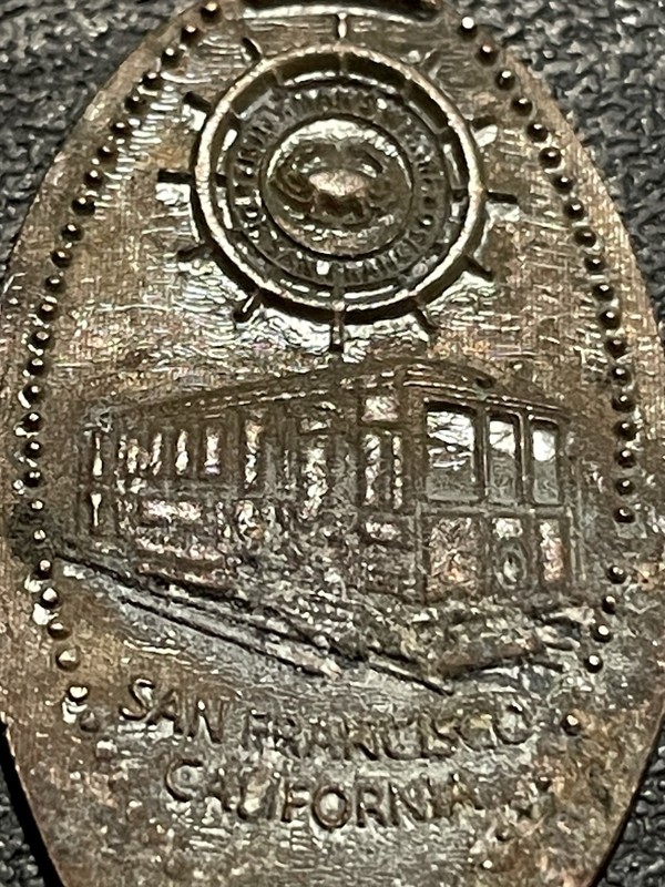 Fisherman’s Wharf San Francisco California Zc Elongated Penny #070798