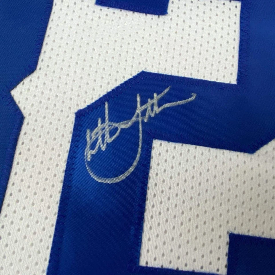 Autographed/Signed CHRISTIAN LAETTNER Duke The Shot White Jersey PSA/DNA COA - Image 3 of 4