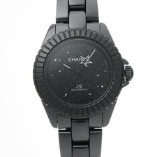 CHANEL J12 38MM Interstellar H7989 Black/Noir/diamond mens Watches Mechanica...