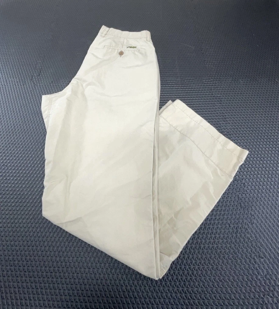 MOUNTAIN KHAKIS CHINO PANTS MENS TAG SZ 34x32 Tan Lightweight
