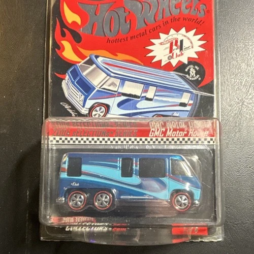 Hot Wheels Red Line Club GMC Motor Home 1:64 Blue/Silver/Red Limited Edition