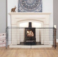 Heavy DutyNursery Kids Children Baby Fireguard Fire Guard Firescreen Black