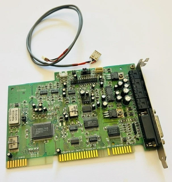 Carte Son Creative Labs Sound Blaster 1.5 CT1320C ISA - Rare, Bundle Complet - État MINT
