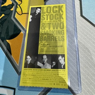 Lock Stock and Two Smoking Barrels Guy Ritchie Japan Ticket RARE