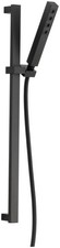 Delta 51567 Angular 1.75 GPM Single Function Hand Shower on Slide - Black