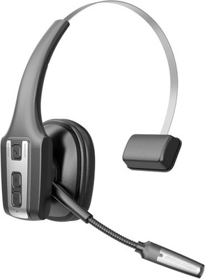 Trucker Wireless Mic Blue Parrot Bluetooth Noise Cancelling Headset Earpiece New