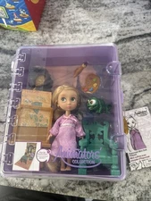 New Disney Animators Collection Rapunzel Mini Doll Playset With Carry Case