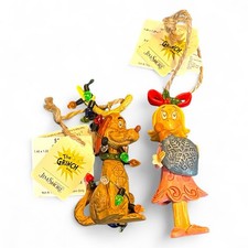 JIM SHORE 2025 Grinch Who Stole Christmas CINDY-LOU WHO & MAX Oranments (x2) NEW