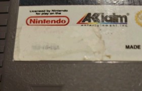 Ferrari Grand Prix Challenge . STICKER ON LABEL . Nintendo NES Racing Game