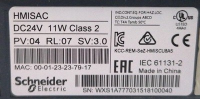 SCHNEIDER ELCTRIC HMISAC CONTROLLER - USED