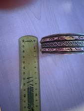 Antiker Armreif Sterlingsilber 925 Bicolor mit Roségold Um 1900 Erbstück Rar