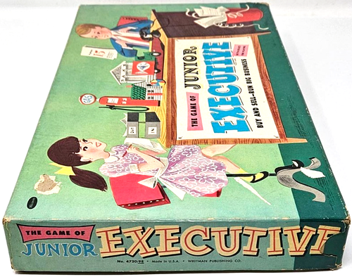 1955 Whitman Junior Executive Buy & Sell Big Business Board Game No. 4720:98 VTG - Picture 5 of 9
