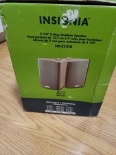 Insignia NS-E2111 Indoor / Outdoor Speakers In Box - Tested