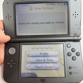 Clean! New Nintendo 3DS XL Gray Black Console Charger Stylus US Version